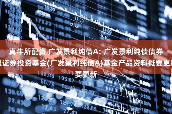 真牛所配资 广发景利纯债A: 广发景利纯债债券型证券投资基金(广发景利纯债A)基金产品资料概要更新